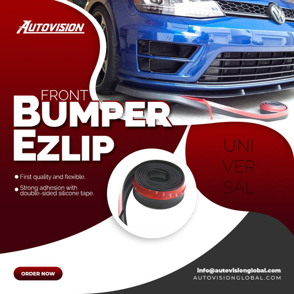 AutoVision Flexible Front Bumper Lip All Cars Universal Model Ezlip Eq –  AutoVision Global